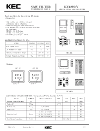 Datasheet KF422S manufacturer KEC
